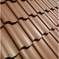 Металлочерепица Arcelor Mittal (Германия). Толщина 0,5 мм. Покрытие матовое