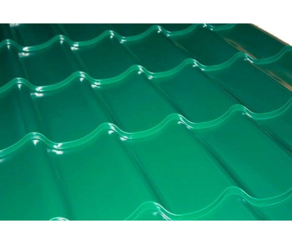 Металлочерепица Вьетнам. Толщина 0,4 мм. Покрытие глянцевое