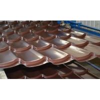 Металлочерепица Индия 0,45 мм. Покрытие глянцевое Металлочерепица Индия 0,45 мм. Покрытие глянцевое