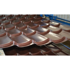 Металлочерепица Индия 0,45 мм. Покрытие глянцевое Металлочерепица Индия 0,45 мм. Покрытие глянцевое