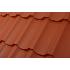 Металлочерепица Arvedi Италия Толщина 0,5 мм. Покрытие матовое