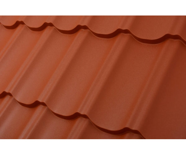 Металлочерепица Arvedi Италия Толщина 0,5 мм. Покрытие матовое