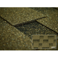 Битумная черепица Kerabit Квадро оливковый