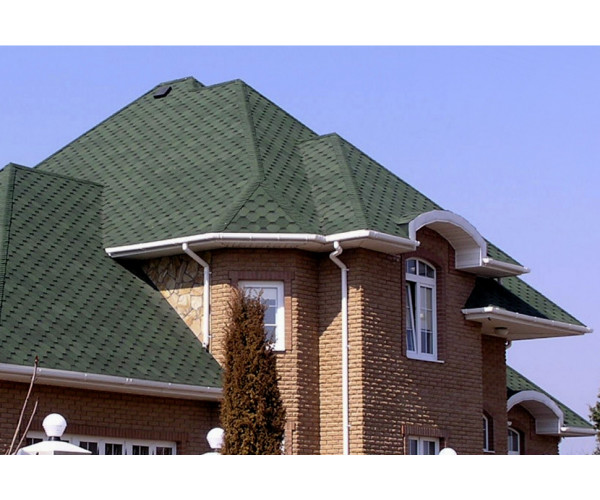 Битумная черепица IKO Armoshield plus 23 AMAZON GREEN ULTRA