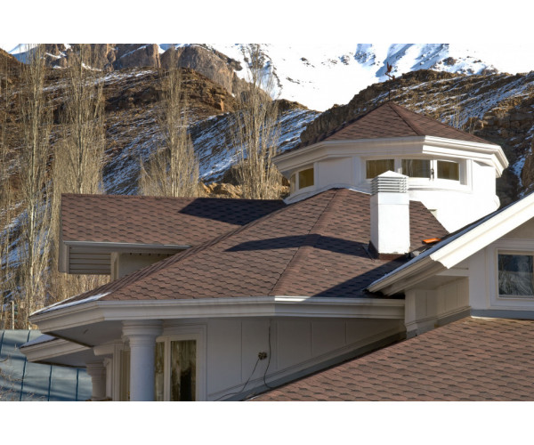 Битумная черепица IKO Armoshield plus 27 DUAL BROWN ULTRA