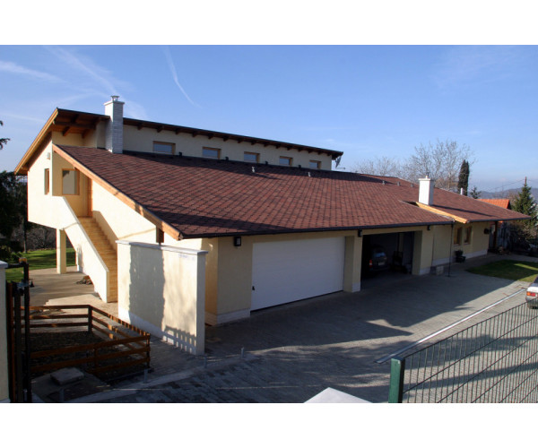 Битумная черепица IKO Armoshield plus 34 FLAMING RED ULTRA