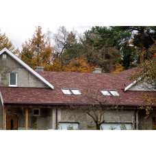 Битумная черепица Акваизол Акцент Кедровый Битумная черепица Акваизол Акцент Кедровый