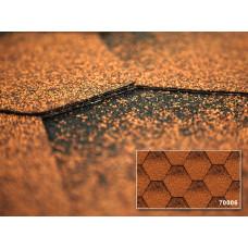 Битумная черепица Kerabit Тройка медный