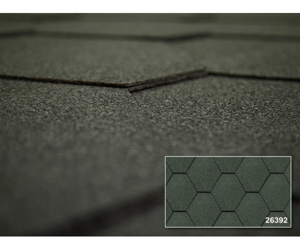 Битумная черепица Kerabit Тройка серый