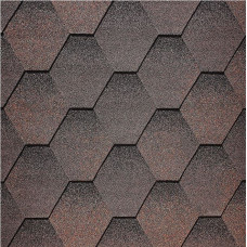Битумная черепица Акваизол Мозайка Корица