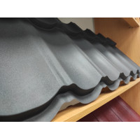 Металлочерепица Arvedi (Италия). Толщина 0,45 мм. Покрытие матовое