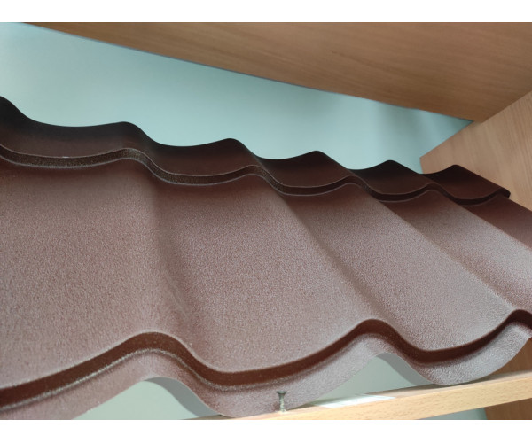 Металлочерепица USS (Корея). Толщина 0,45 мм. Покрытие матовое