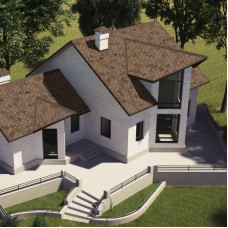 Битумная черепица Акваизол Мозайка Сахара