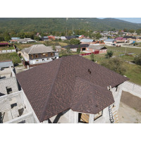 Битумная черепица DOCKE DRAGON Зрелый каштан