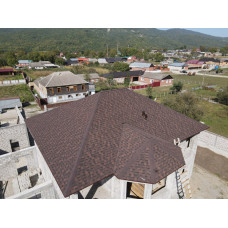 Битумная черепица DOCKE DRAGON Зрелый каштан