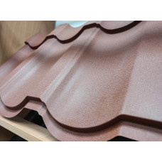 Металлочерепица Lowen Stahl (Украина). Толщина 0,45 мм. Покрытие матовое