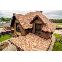 Битумная черепица DOCKE DRAGON Капучино