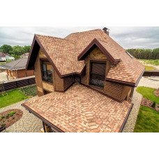 Битумная черепица DOCKE DRAGON Капучино