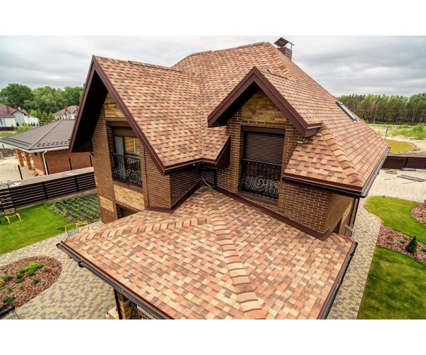 Битумная черепица DOCKE DRAGON Капучино