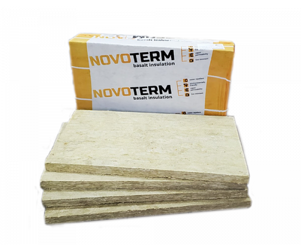 Утеплитель Новотерм Вент Фасад 80 (80 кг/м3) 1000*600*100 (1,8 м2/уп)