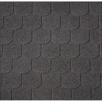 Битумная черепица IKO Victorian 01 Black Битумная черепица IKO Victorian 01 Black