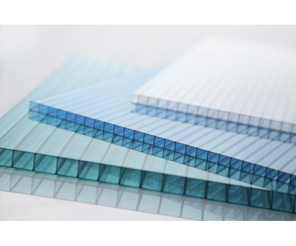 Сотовый поликарбонат Plastilux Ultramarin Good-Plast 8 мм (прозрачный)
