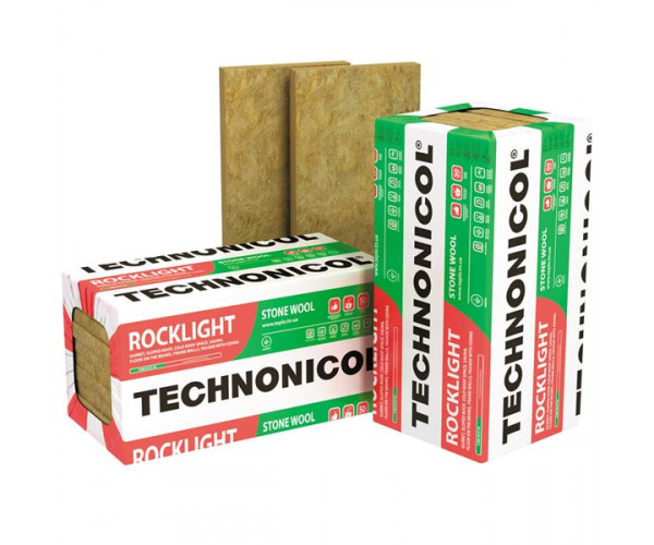 Утеплитель Технониколь Роклайт (30 кгм.куб) 1200*600*100 мм (2,88 м.кв. упаковка)