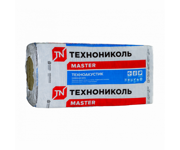 Утеплитель Технониколь Техноакустик (звукоизол) (40 кгм.куб) 1200*600*100 мм (2,88)