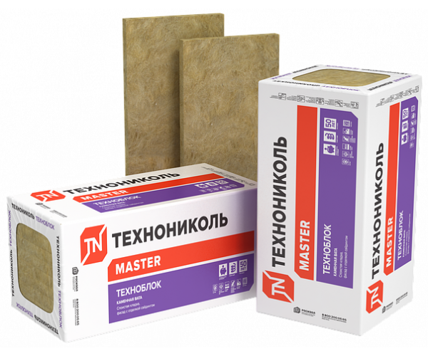 Утеплитель Технониколь Техноблок (45 кгм.куб) 1200*600*50 мм (5,76 м.кв. упаковка)