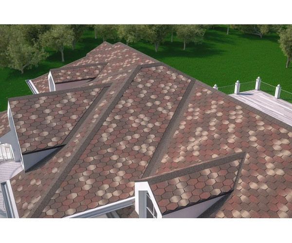 Битумная черепица KATEPAL FORTE Тибет