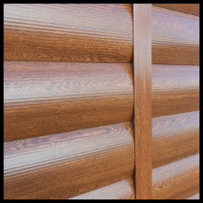 Металлический сайдинг Блокхаус Золотой дуб