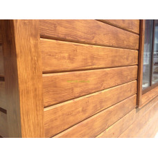 Металлический сайдинг Доска Структурный дуб