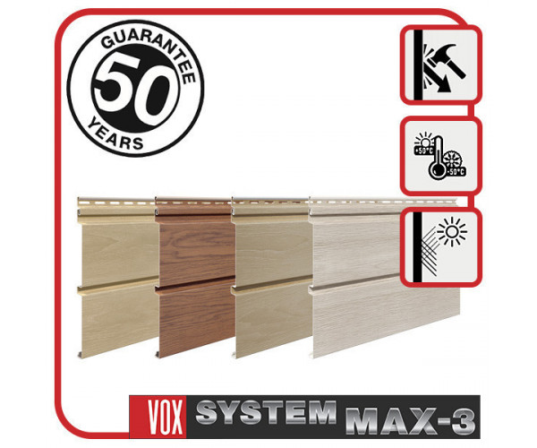 Сайдинг виниловый VOX-MAX 3