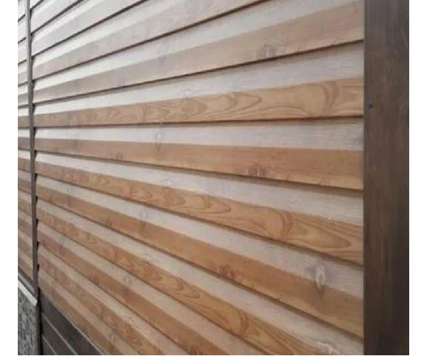 Металлический сайдинг Корабельная доска Венге