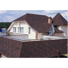 Битумная черепица DOCKE Тетрис Коричневый