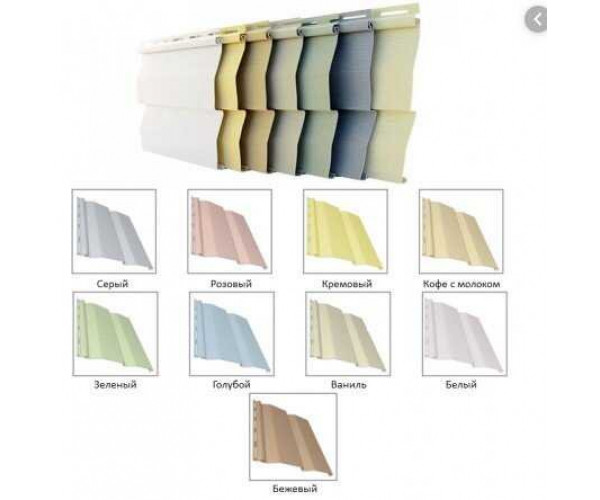 Сайдинг виниловый Ю-Пласт Корабельный брус