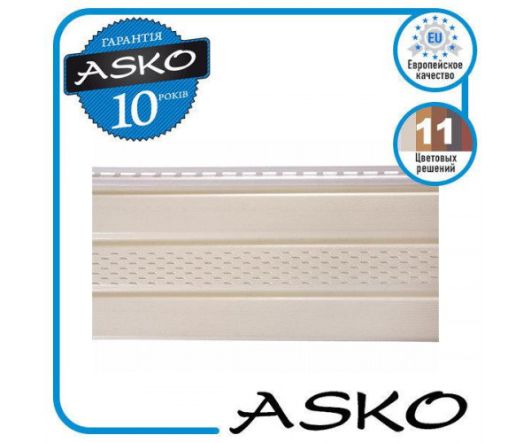 Софит виниловый ASKO Бежевый