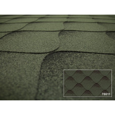 Битумная черепица Kerabit Волна Зелено-черный Битумная черепица Kerabit Волна Зелено-черный