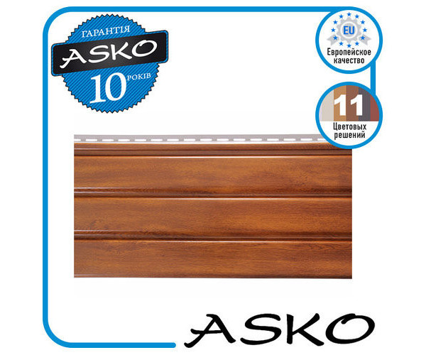 Софит виниловый ASKO Дуб золотой